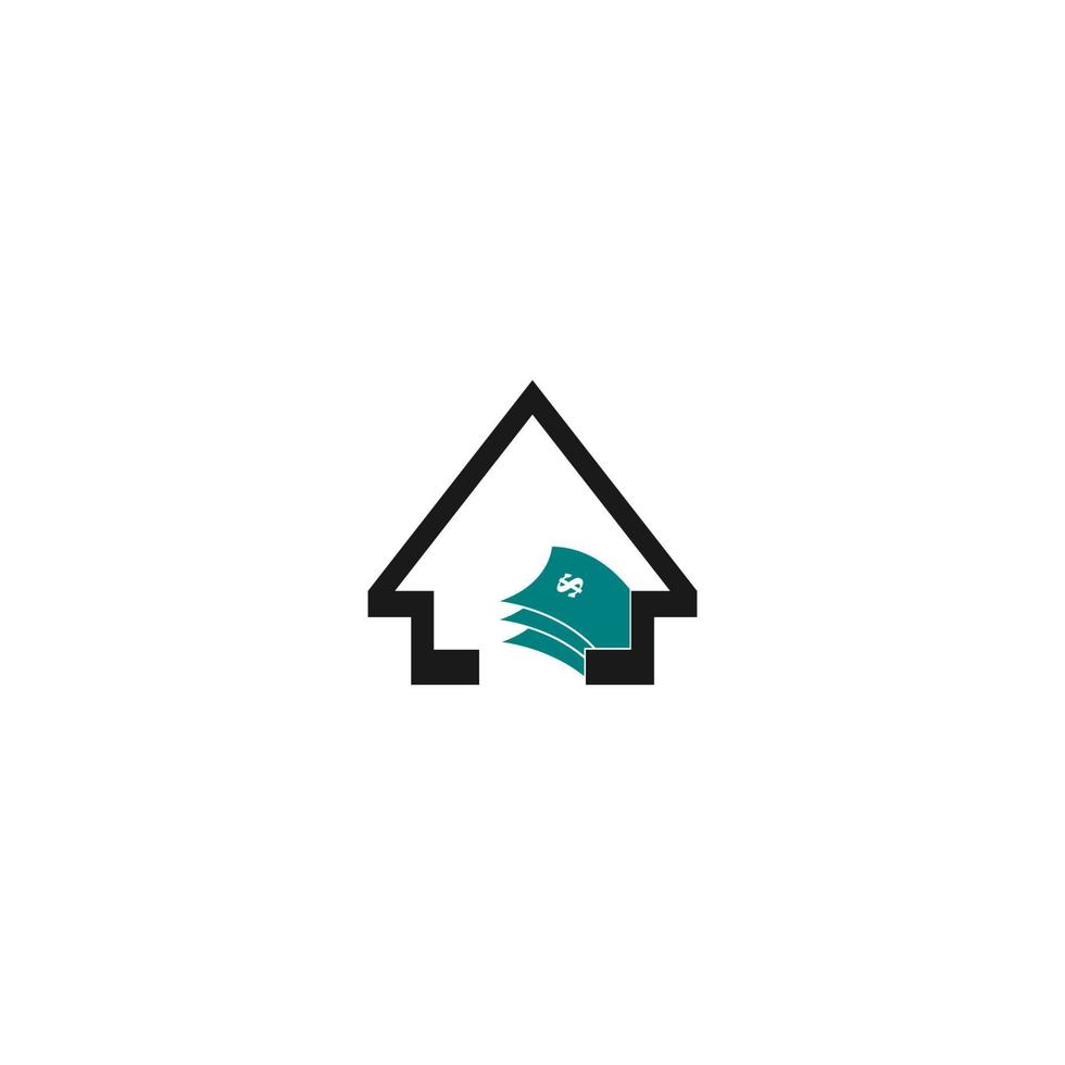 Finanzzentrum-Logo-Design-Vektor-Illustration vektor