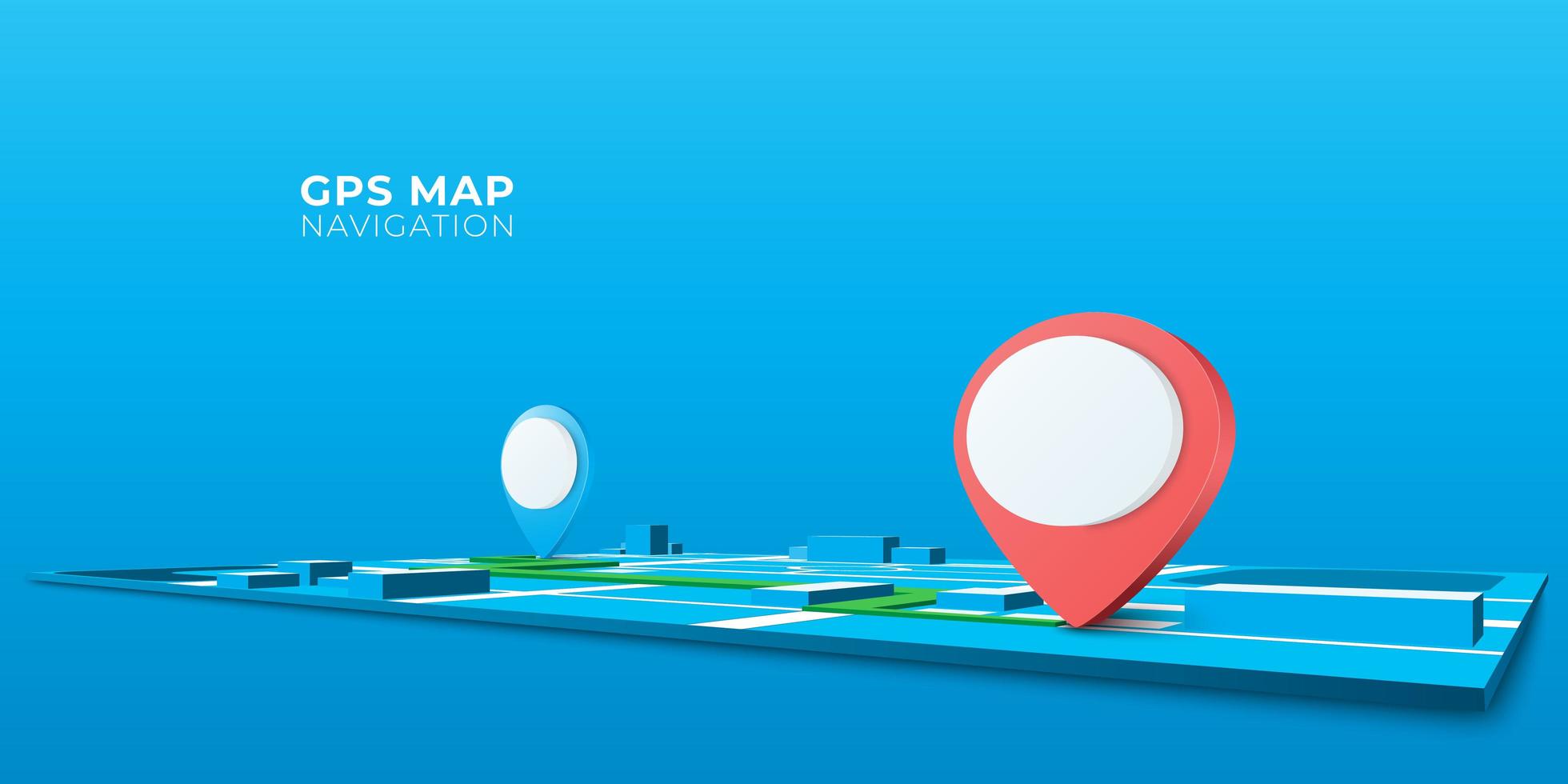 GPS-navigatörstiftikondesign vektor