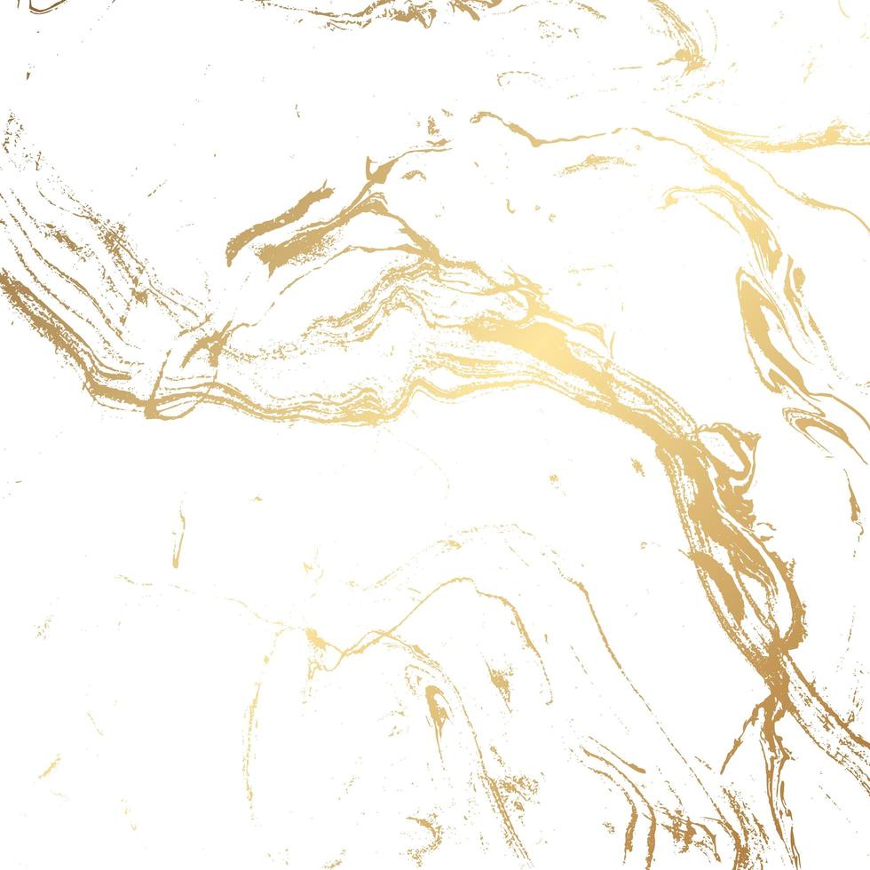 Marmor Textur Hintergrund in Gold und Weiß vektor