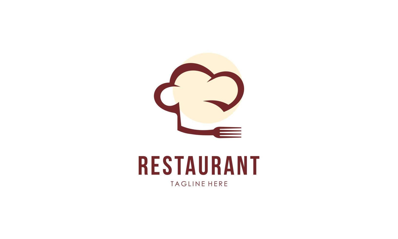 Restaurant-Logo-Design-Vorlage-Vektor vektor