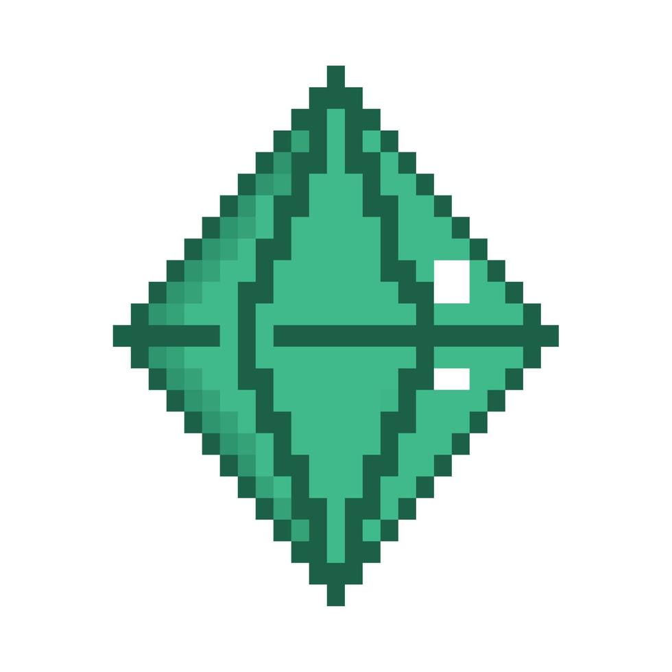 Diamant-Edelstein-Pixel vektor