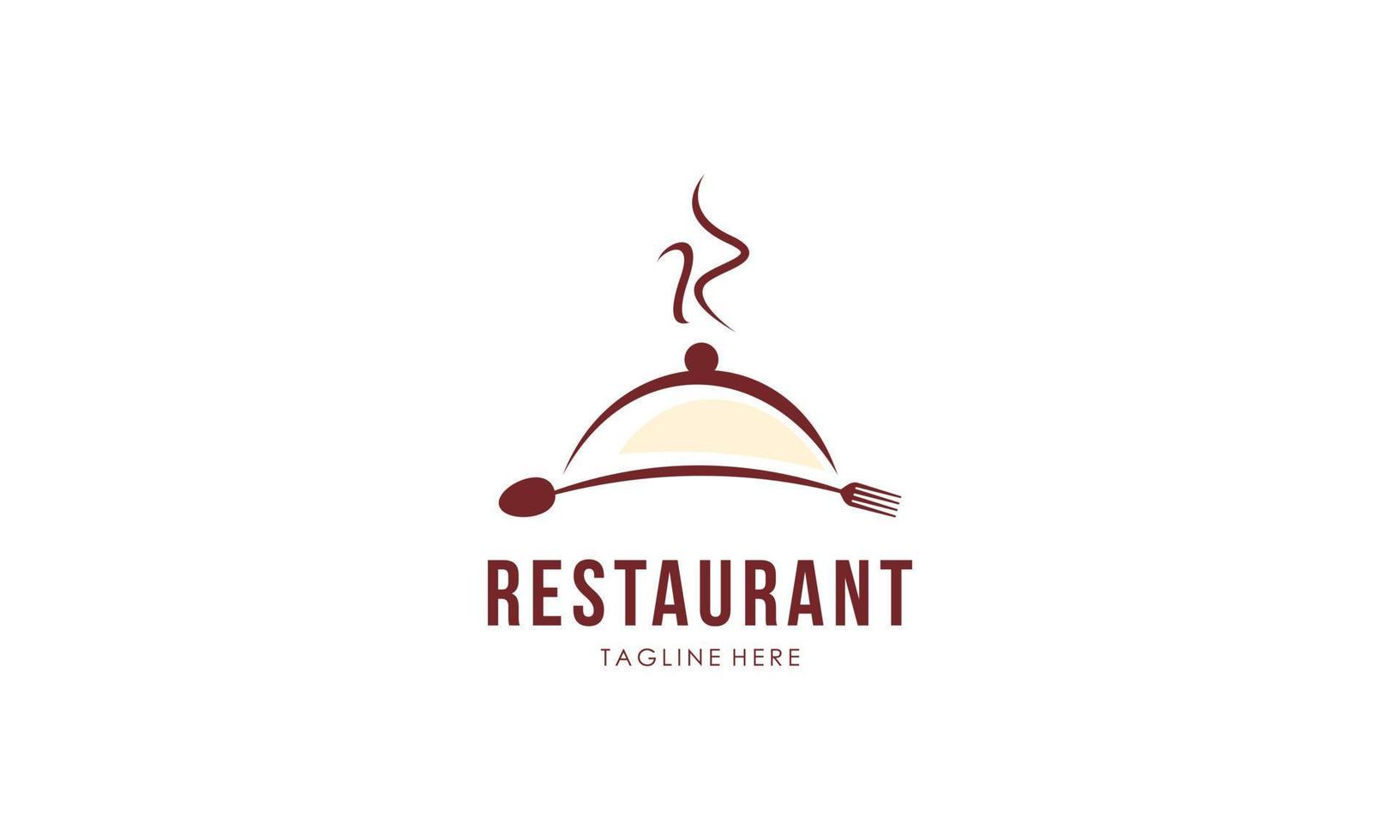 Restaurant-Logo-Design-Vorlage-Vektor vektor