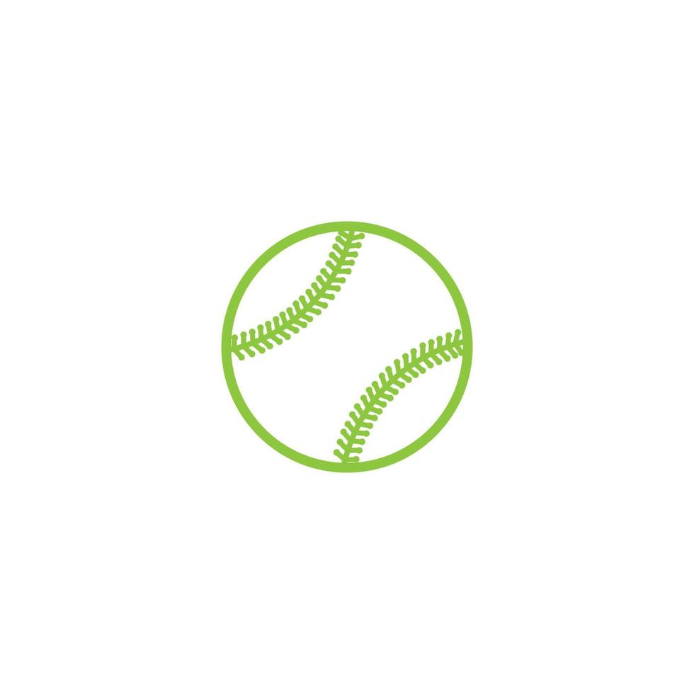 Baseball-Symbol-Vektor-Illustration-Template-Design vektor