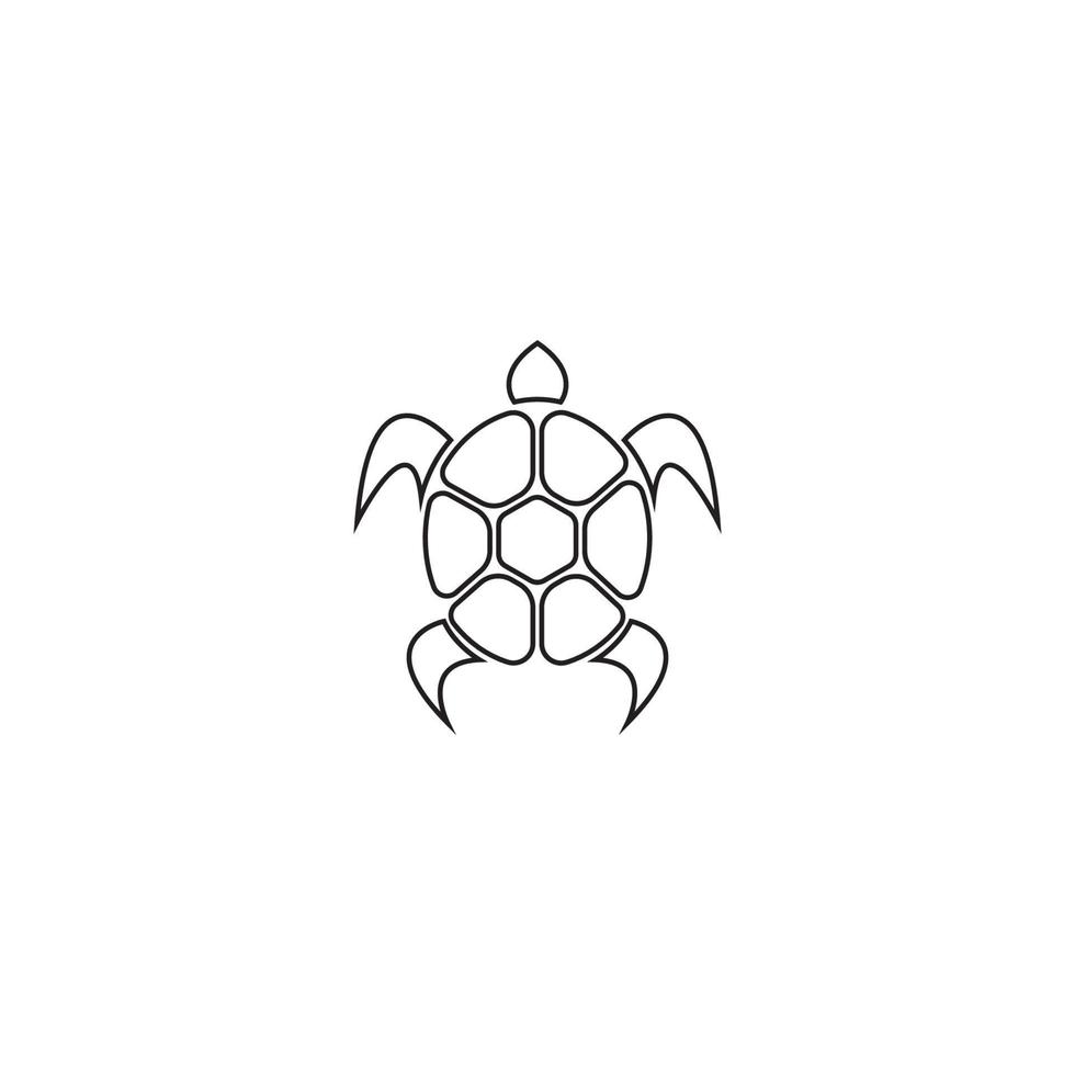 schildkröte symbol vektor illustration vorlage design