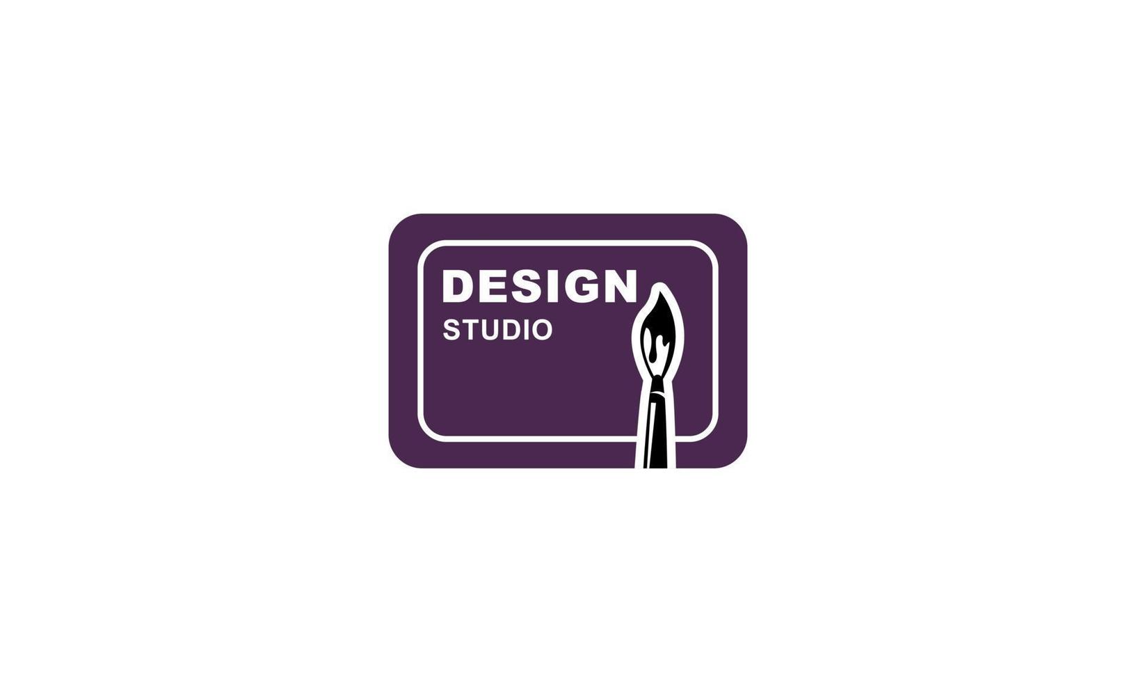 Grafikdesigner und Webdesign-Studio-Tool-Logo vektor