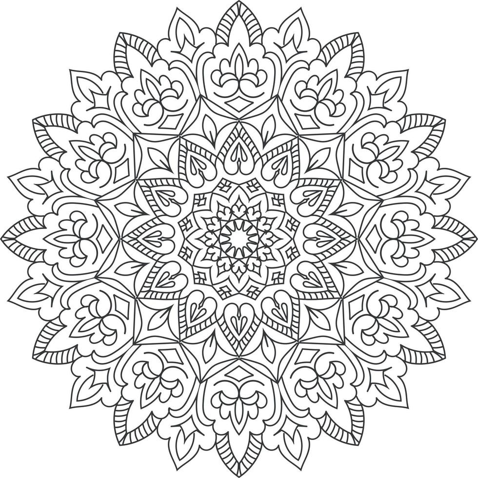 dekorativ mandala design. vektor