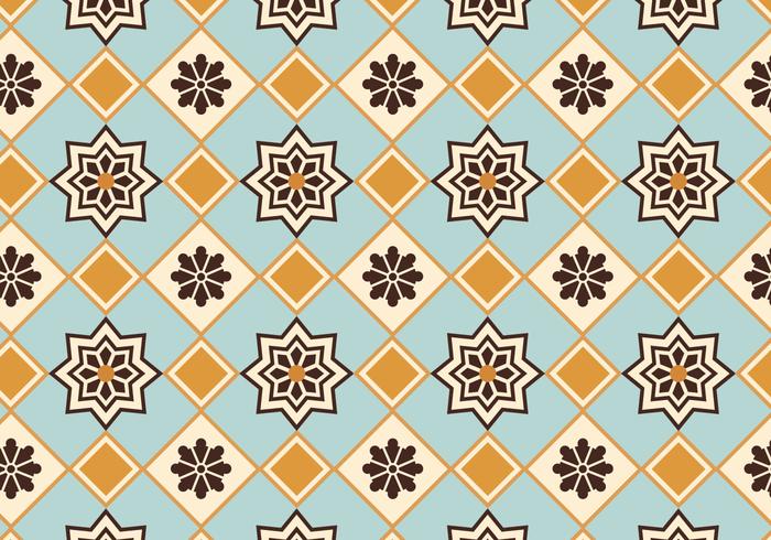 Marokkanischen Muster Hintergrund Vektor