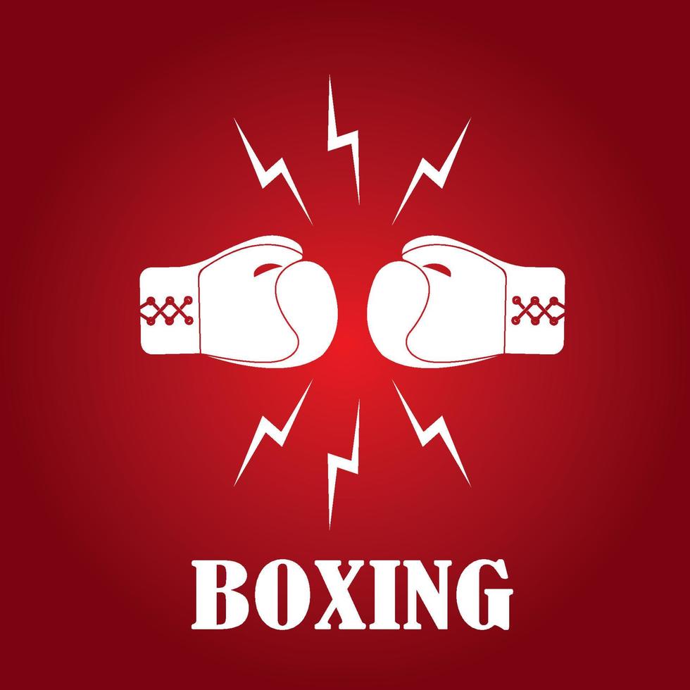 Boxhandschuhe-Logo vektor