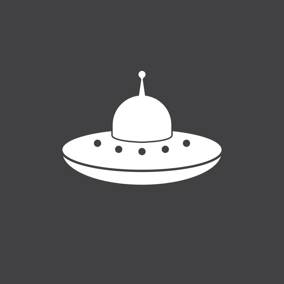 ufo logotyp. vektor illustration formgivningsmall.