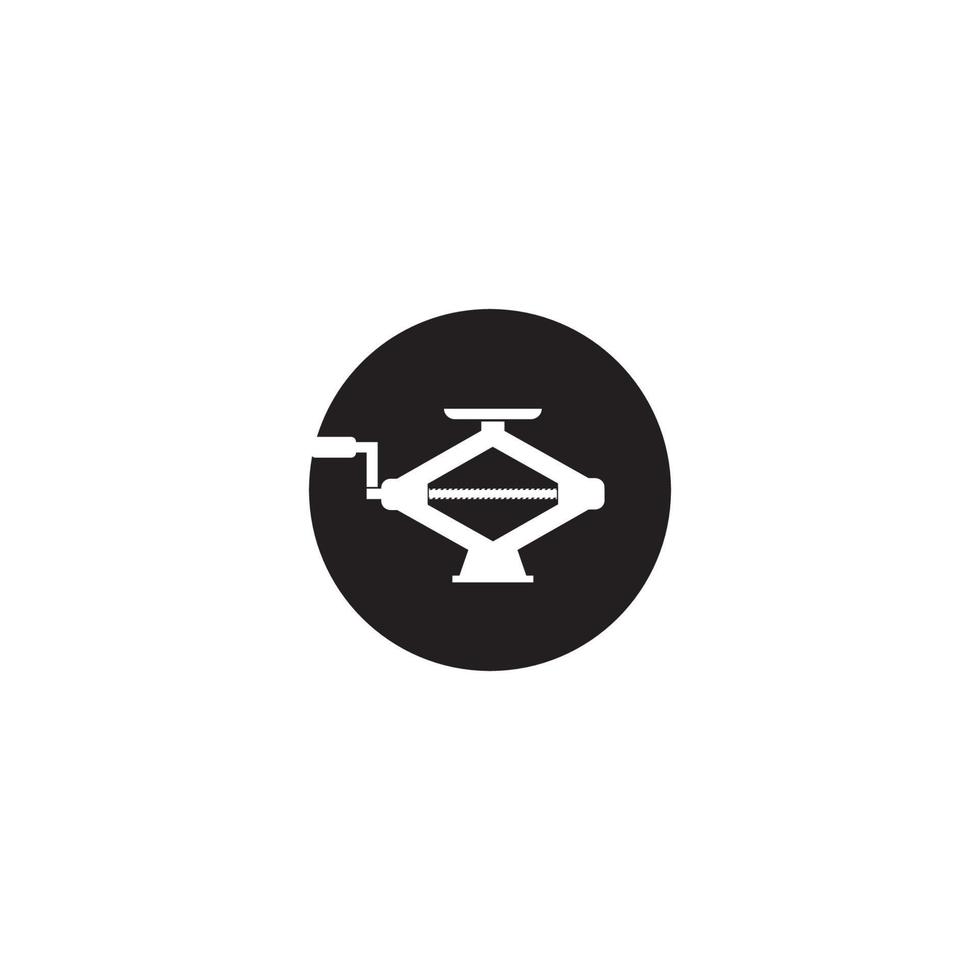 Hydraulikheber-Symbol vektor