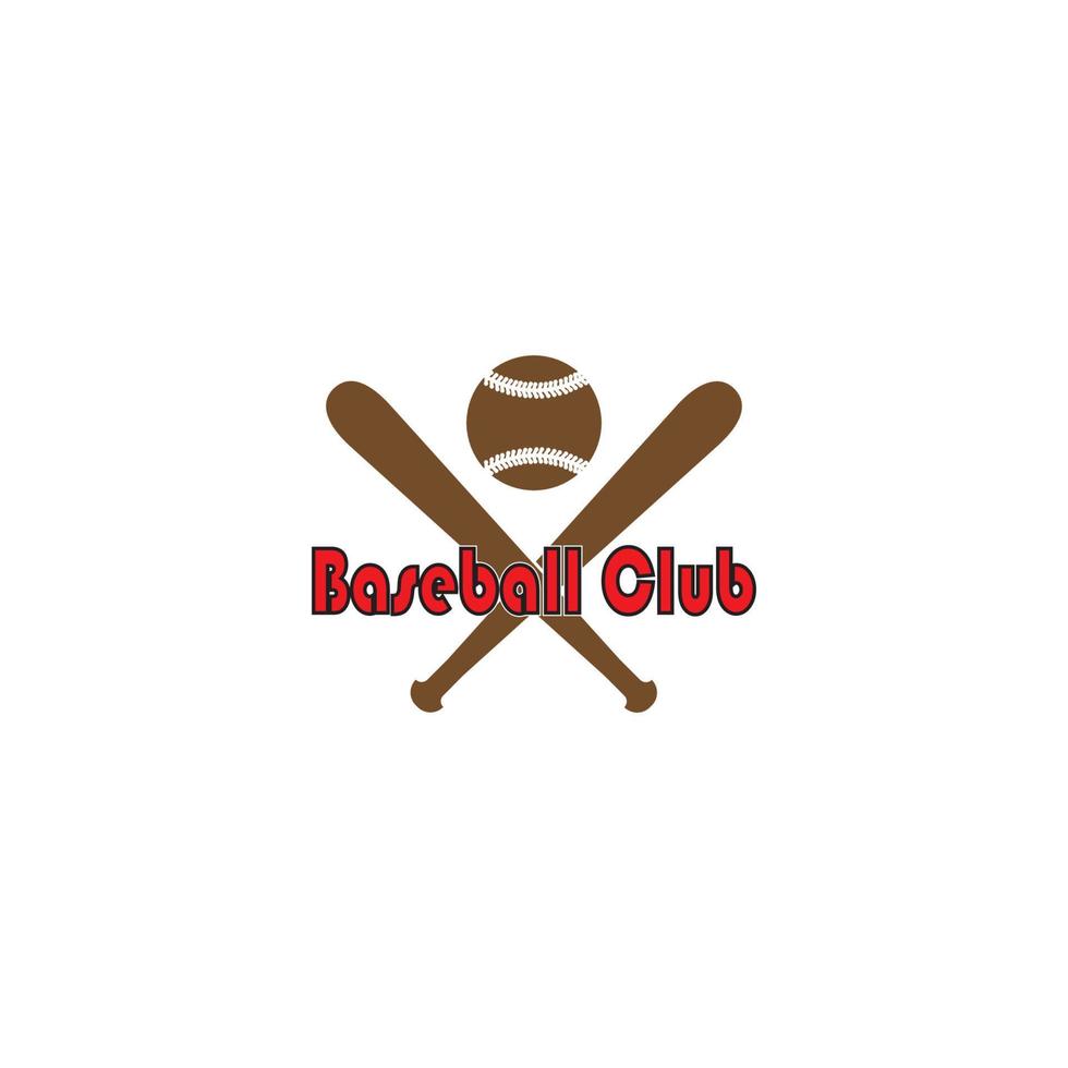 Baseball-Symbol-Vektor-Illustration-Template-Design vektor