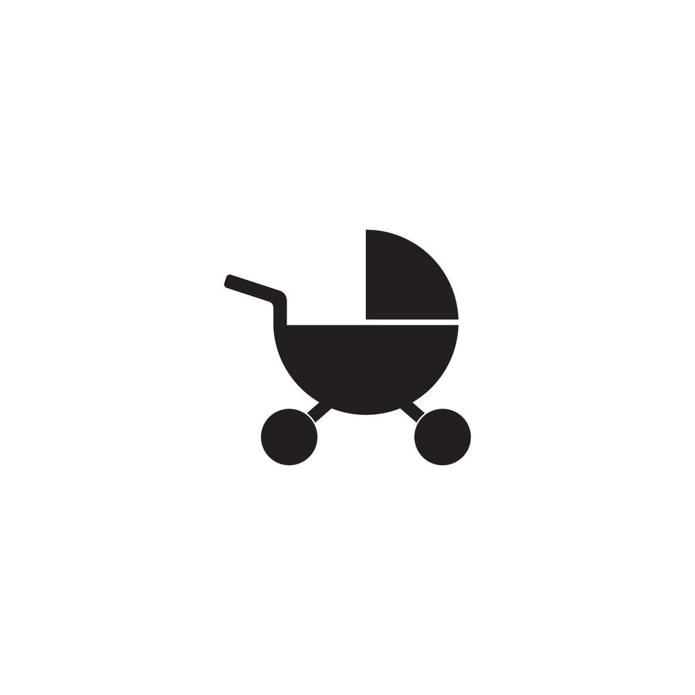 Kinderwagen Symbol Vektor Illustration Template Design