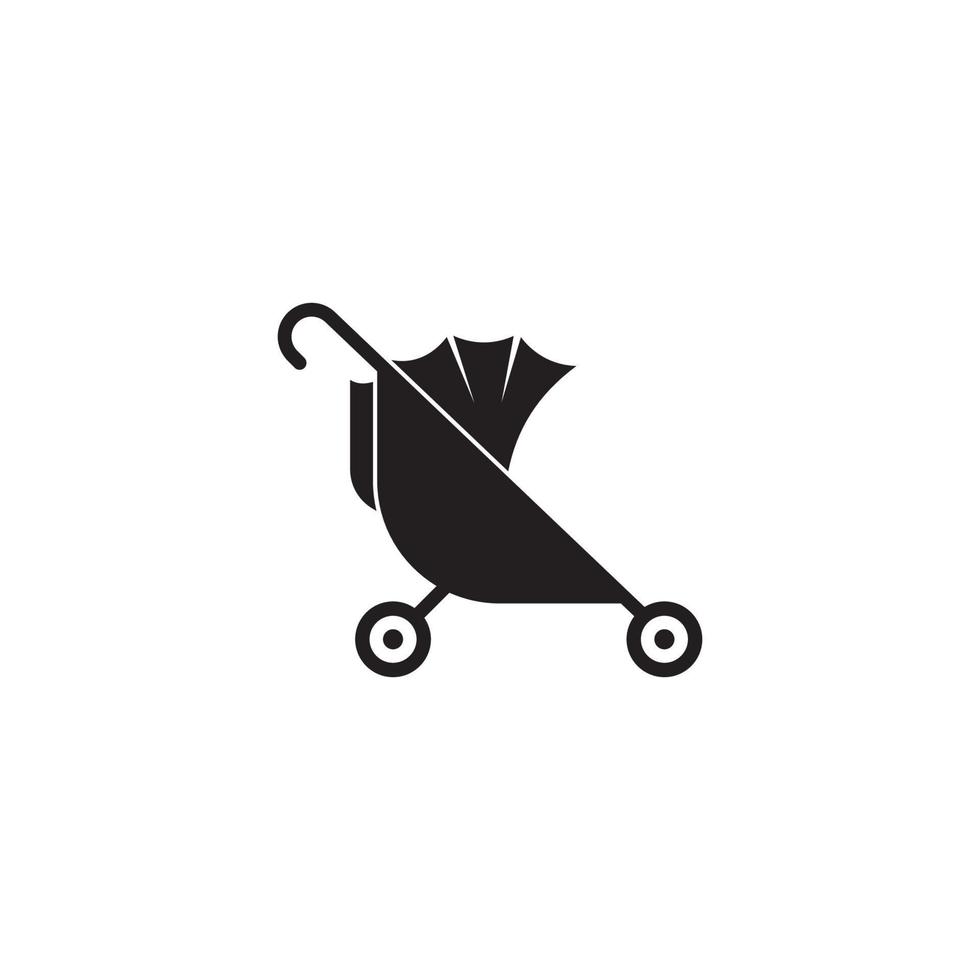 Kinderwagen Symbol Vektor Illustration Template Design