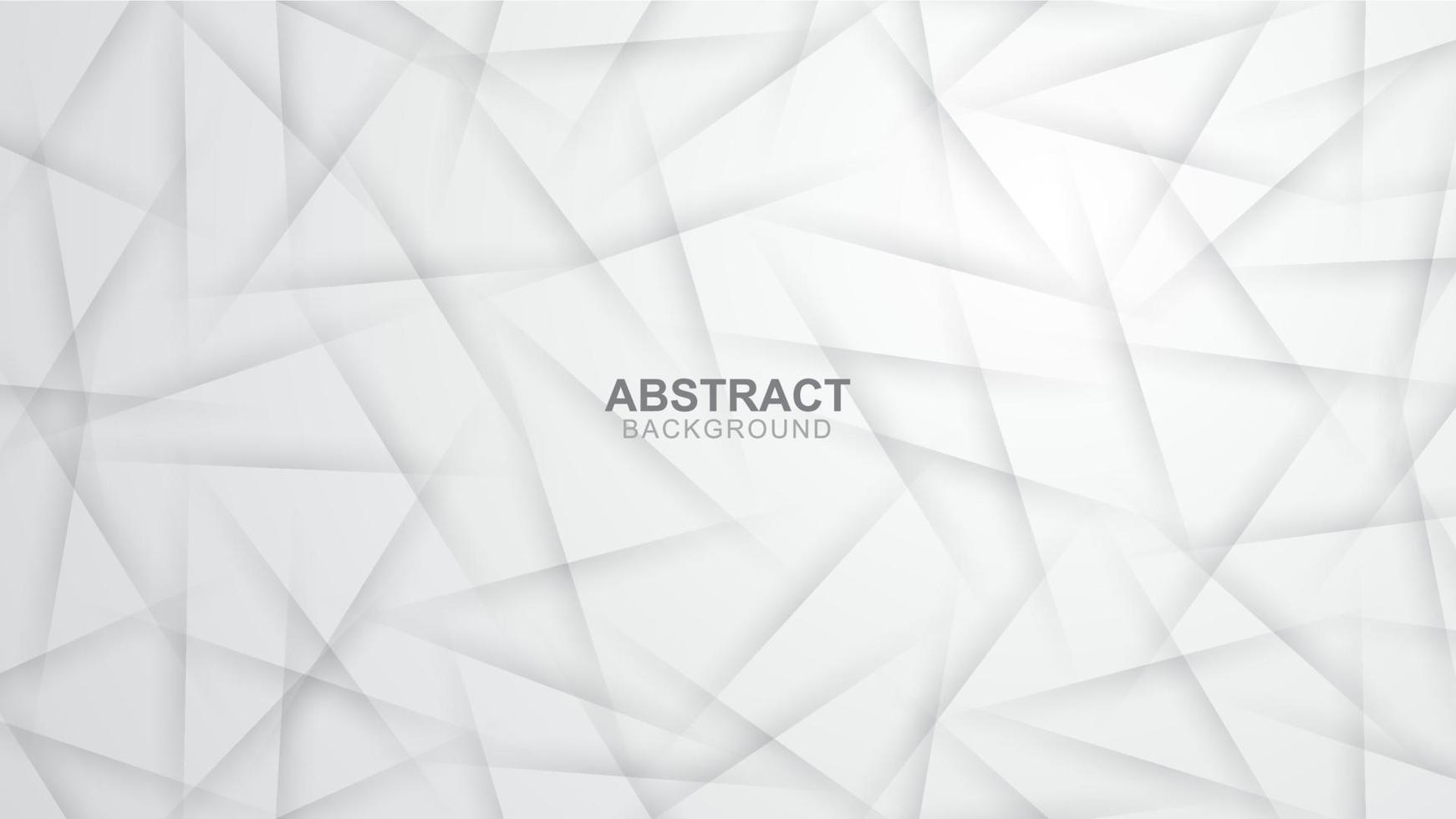 weißer abstrakter Hintergrund auf 3D-Design vektor