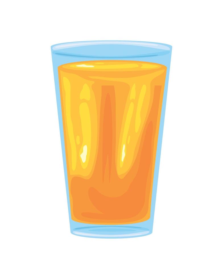 Orangensaft-Symbol vektor