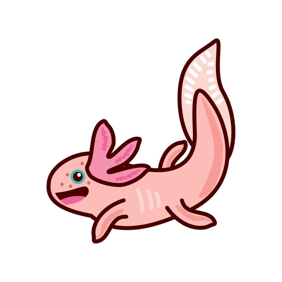 axolotl vektor ikon
