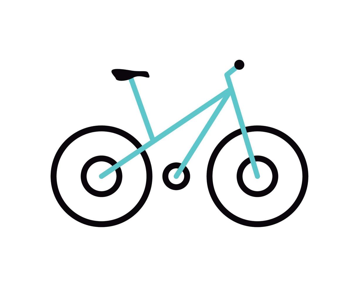 Fahrradtransportsymbol vektor