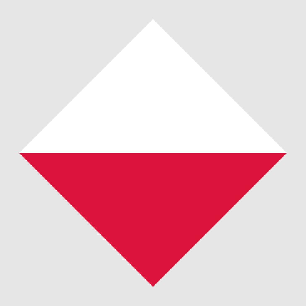 polska flaggan, officiella färger. vektor illustration.