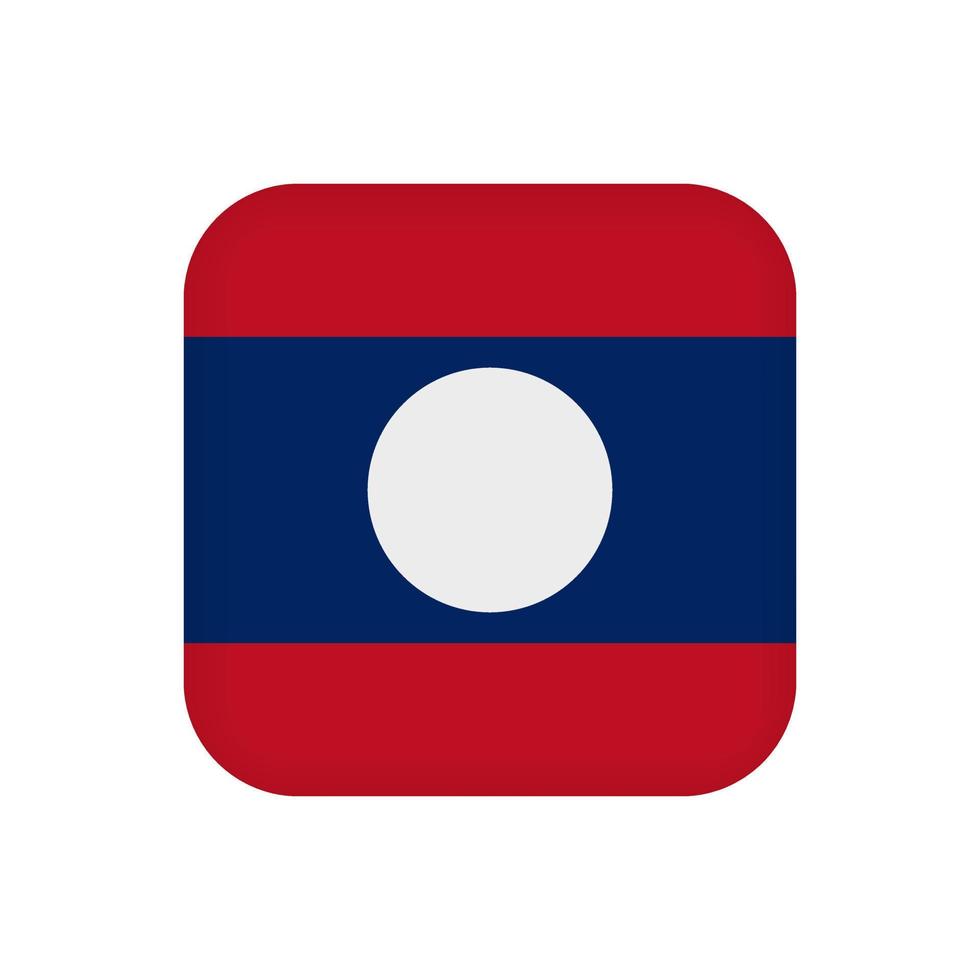 laos flagga, officiella färger. vektor illustration.