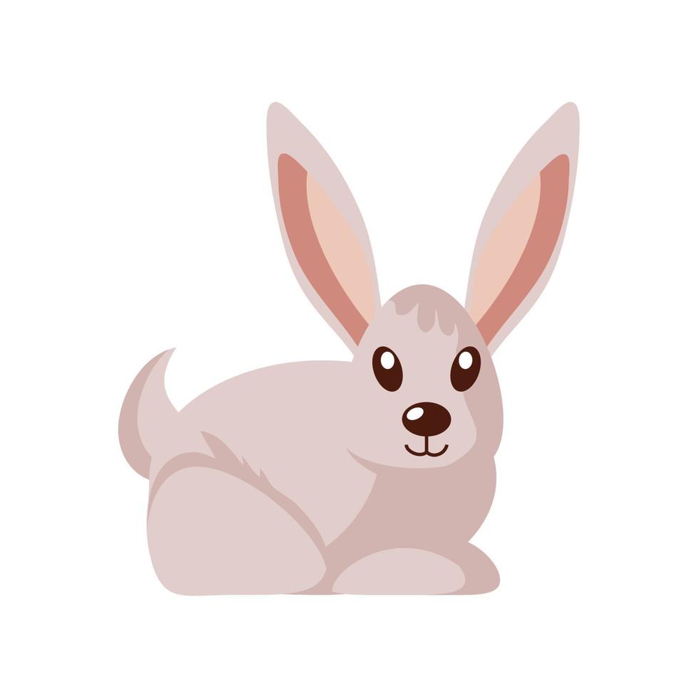 süßes Kaninchen Tier vektor