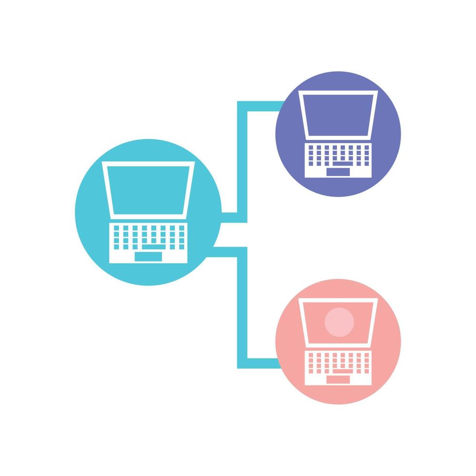 Kommunikations-Internet-Netzwerk vektor