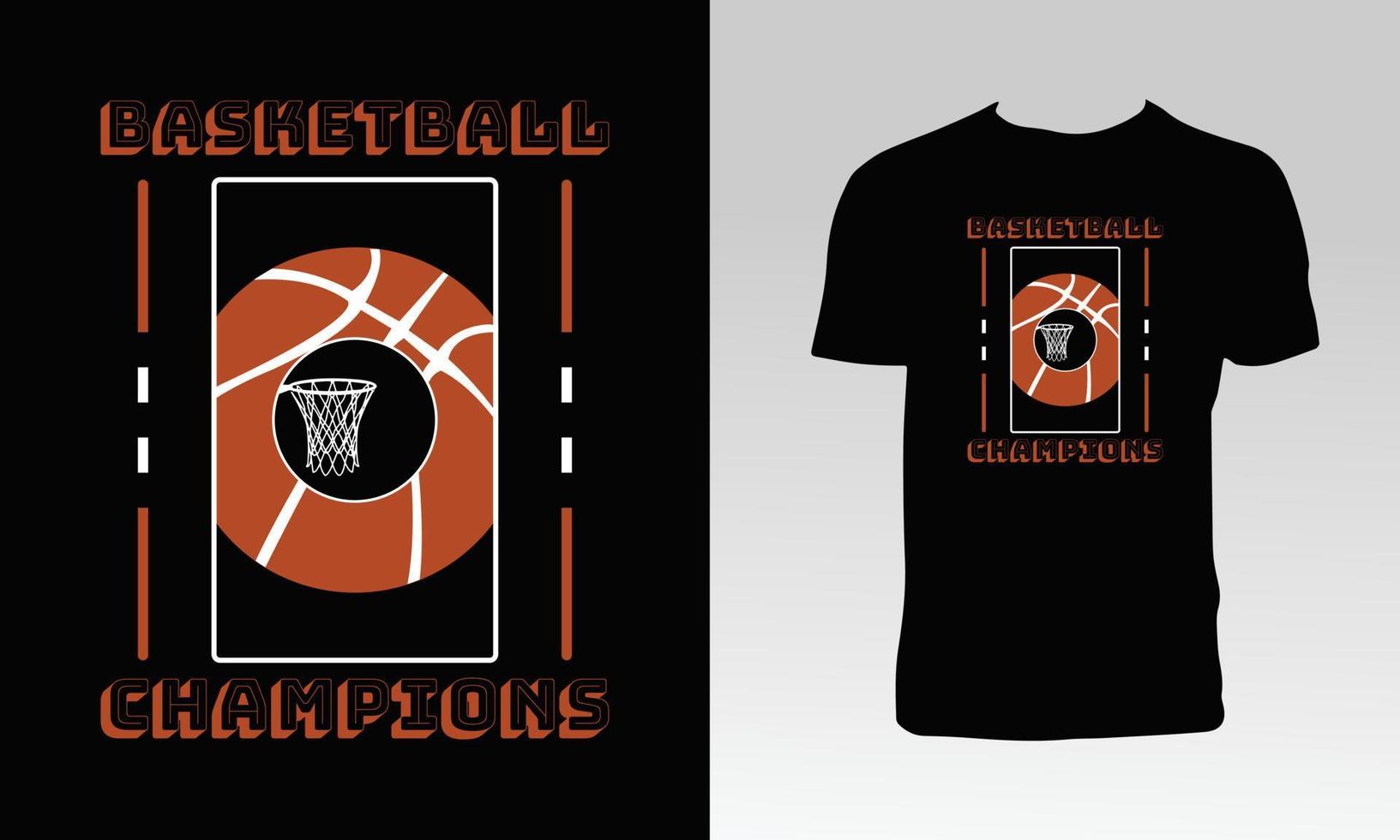 basket t-shirt och kläder design vektor