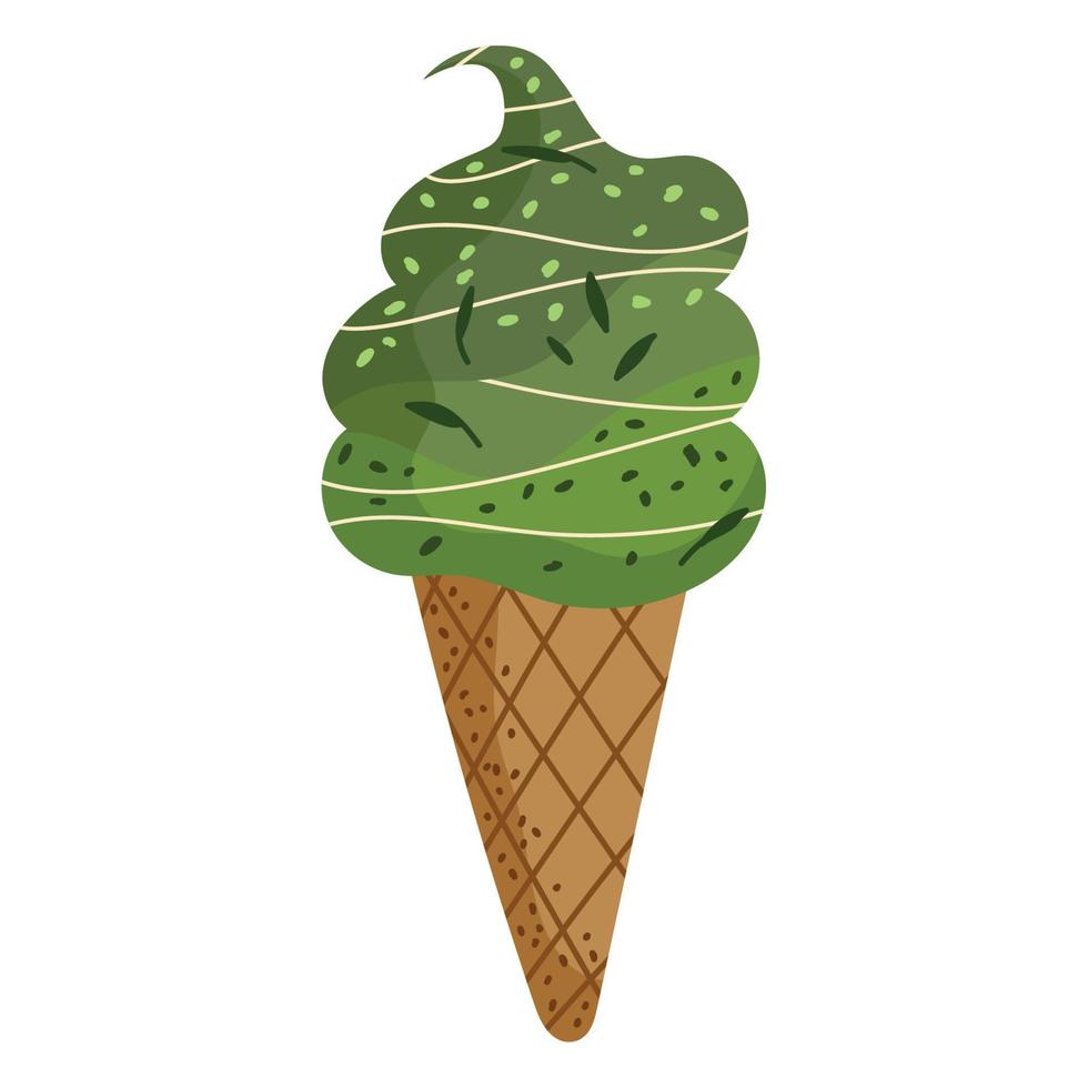 Matcha-Eis vektor