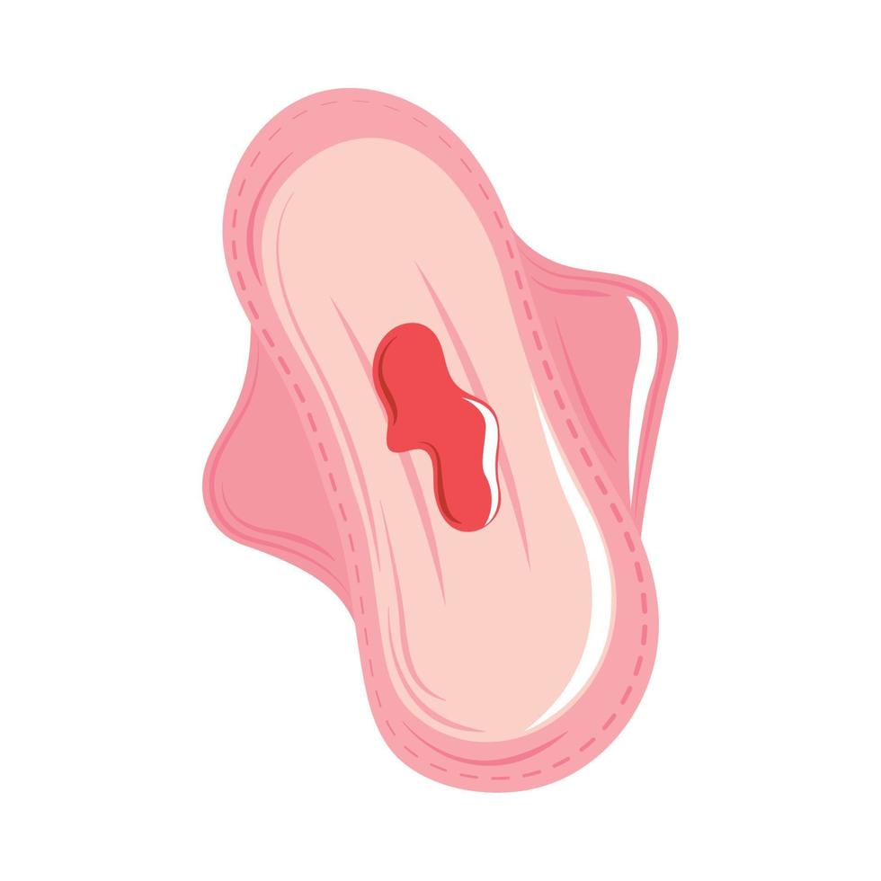 menstruationshygien handduk vektor