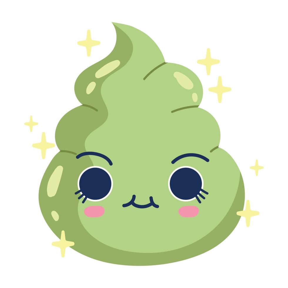 wasabi söt kawaii vektor