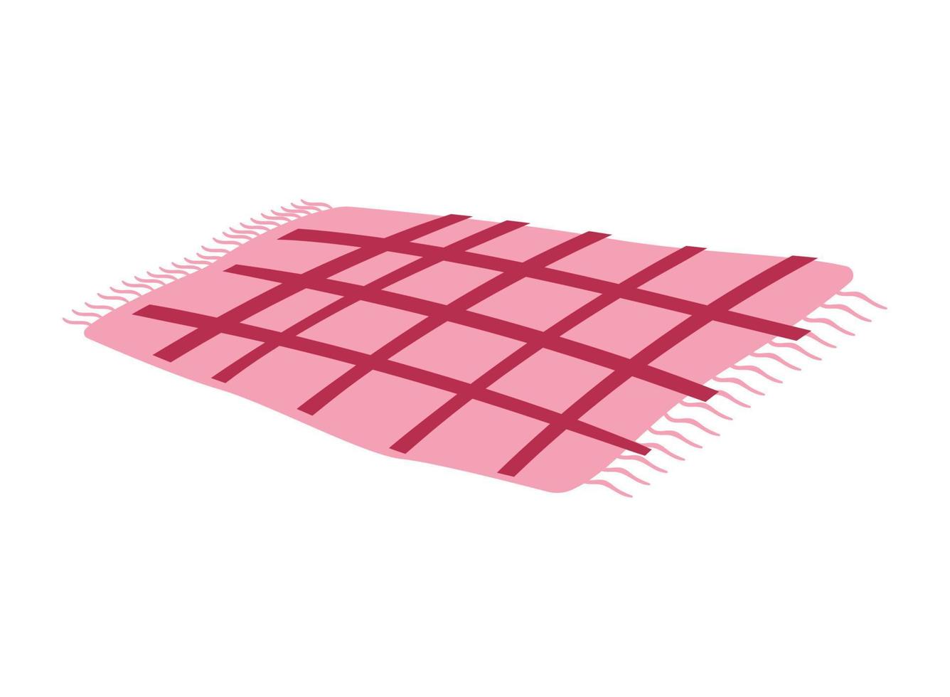 picknickdukar rosa vektor
