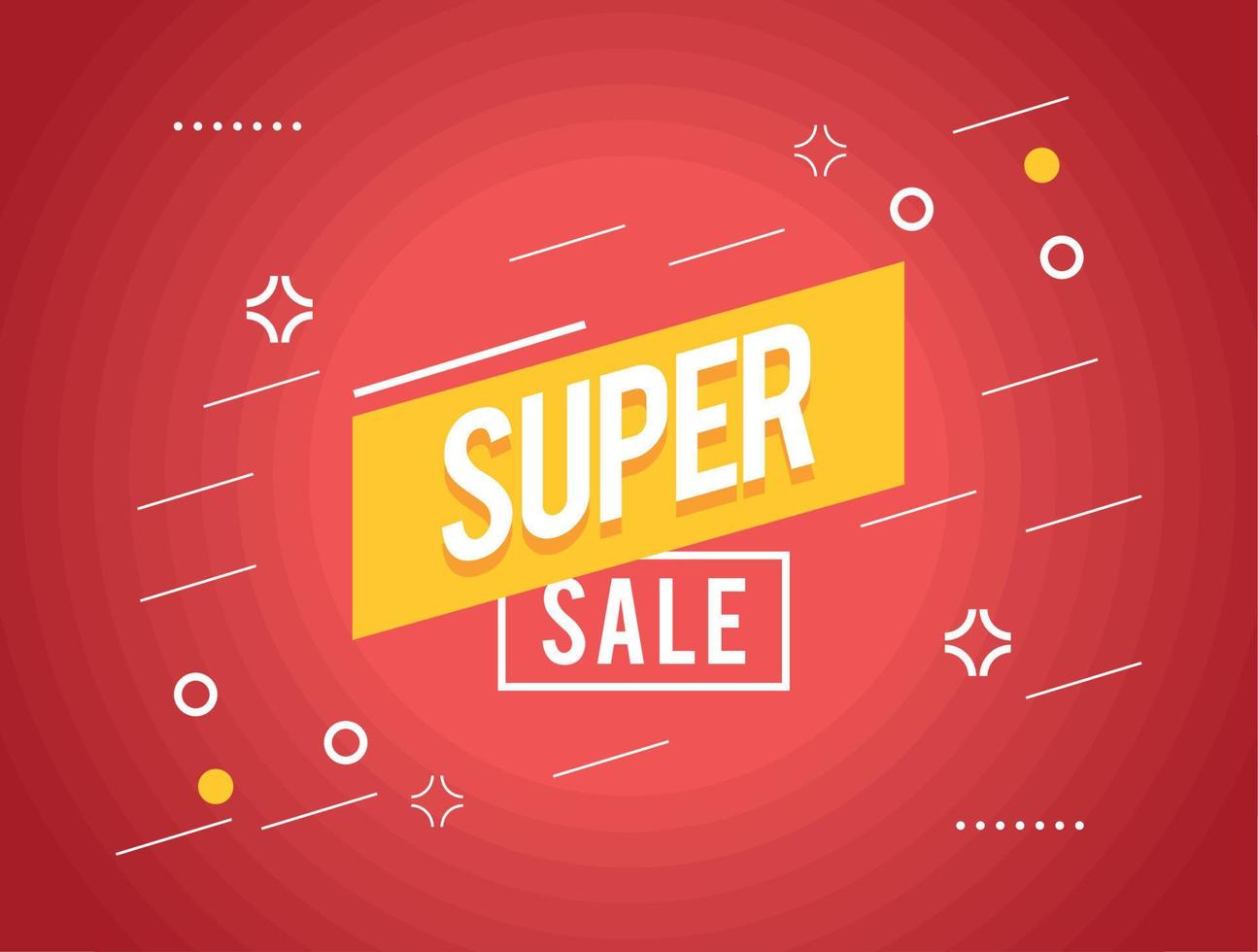 Super Sale Banner vektor