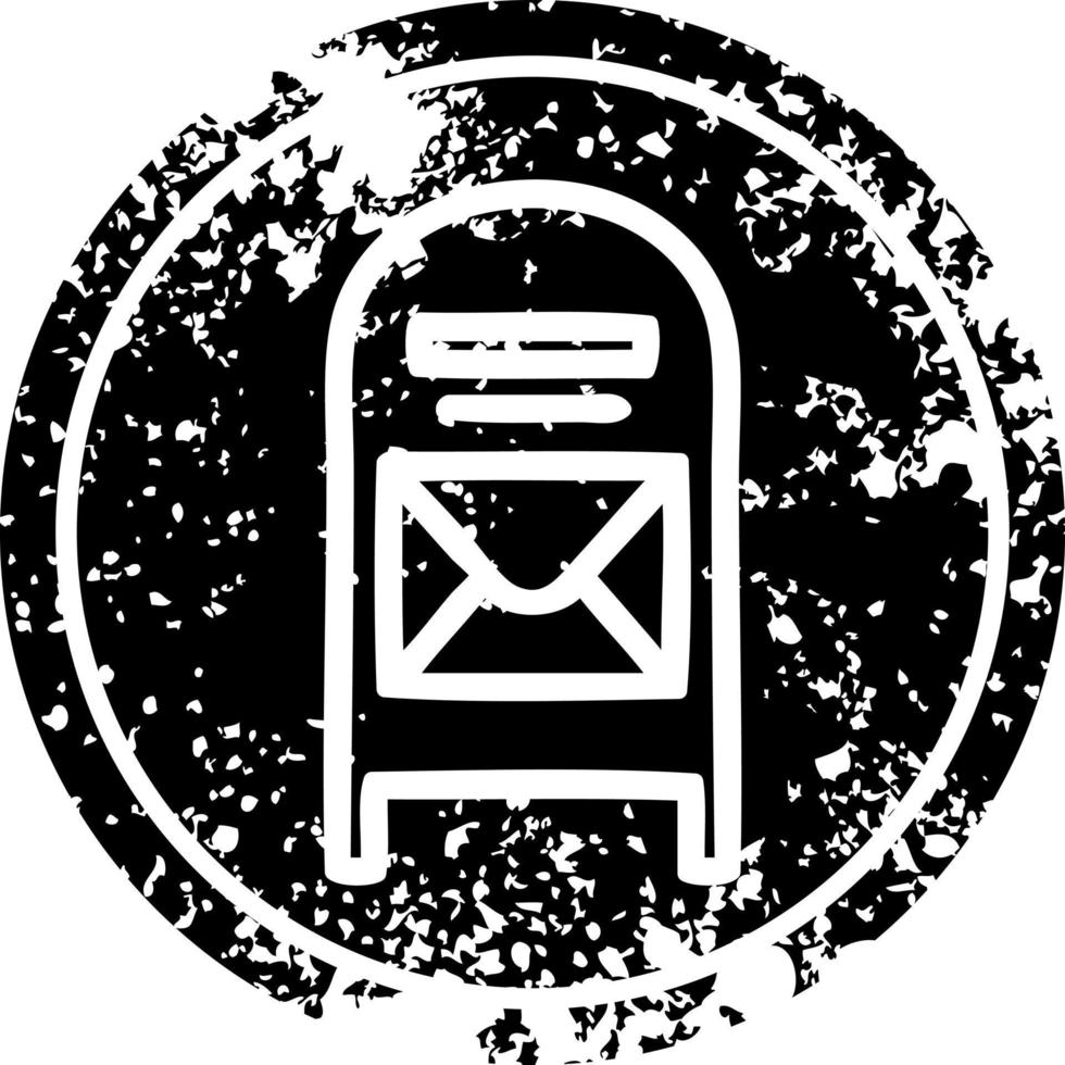 Mailbox-Notfall-Symbol vektor