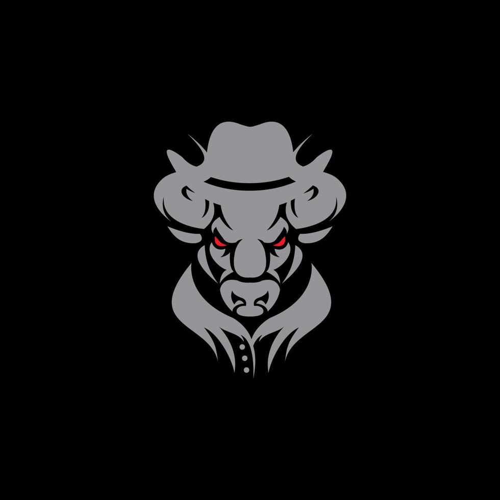 bull logo vektor gratis nedladdning