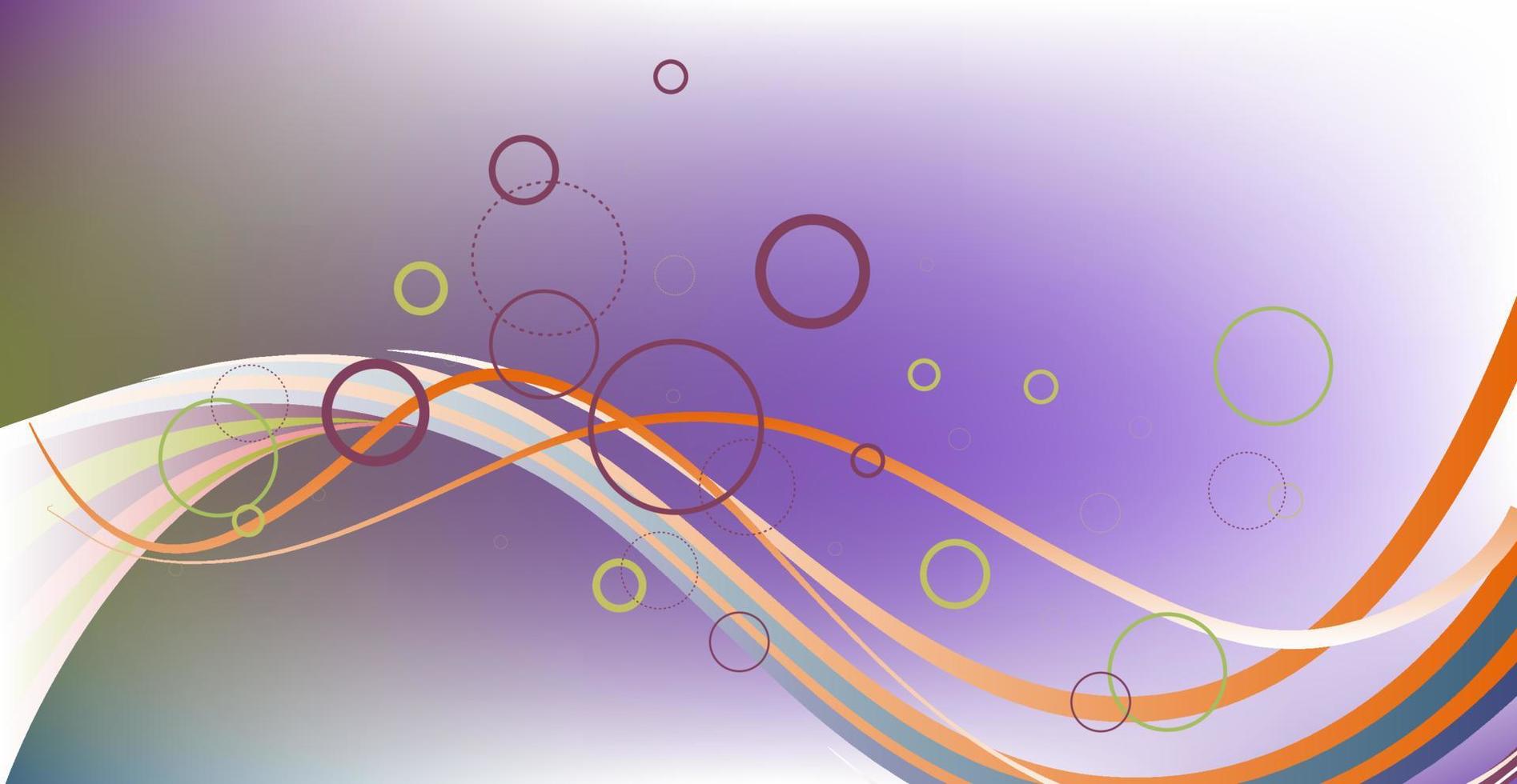 abstrakter Technologiehintergrund mit Equalizer-Lichteffekt. Visualisierung von Schallwellen. vektor