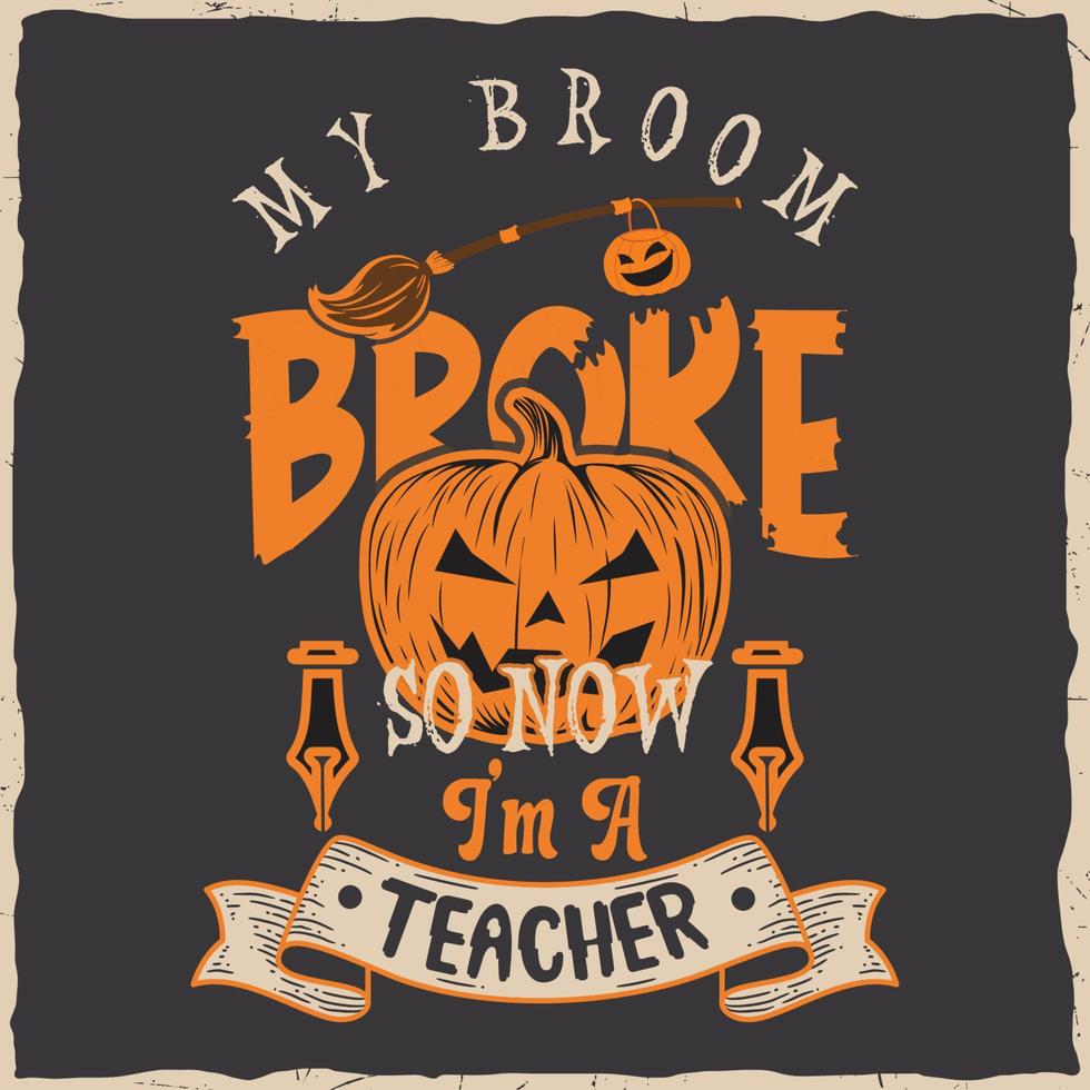 glad halloween häxa läskigt spöke bu pumpa fest illustration konst citat retro vintage t-shirt svg design vektor