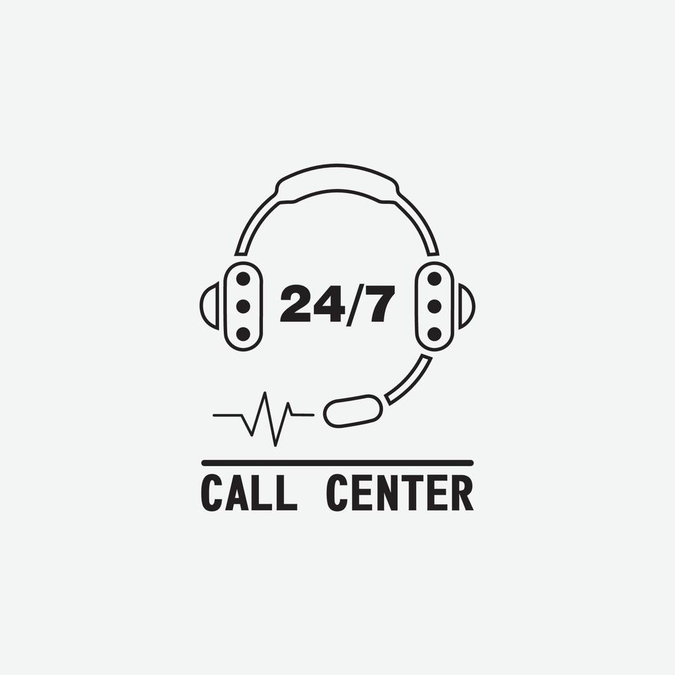 callcenter -ikon vektor