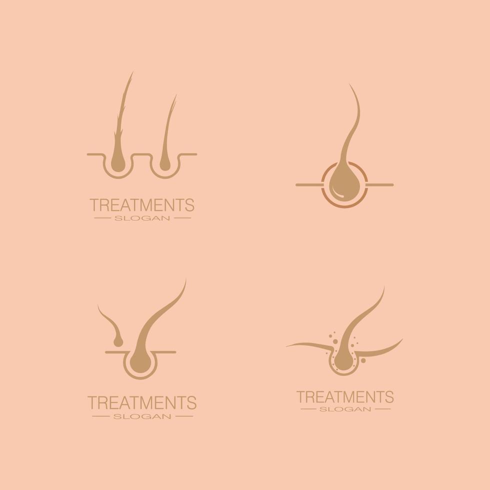 haarbehandlungen symbol illustration vektor