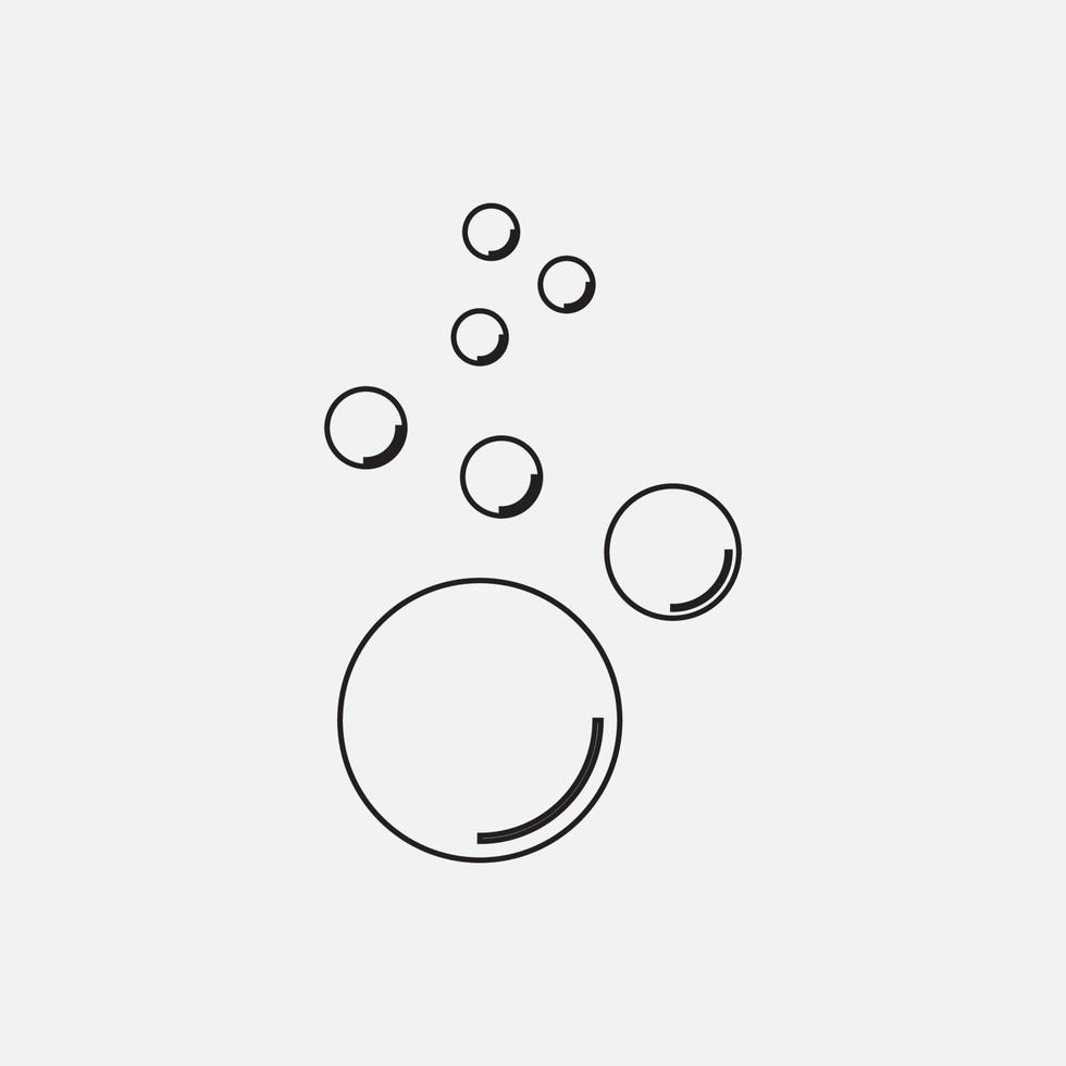 bubbla ikon vektor