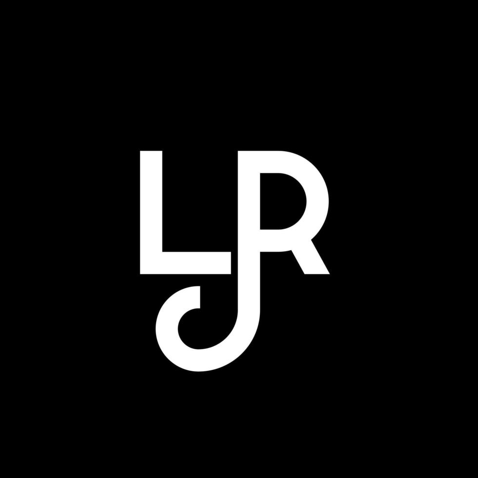 lp brev logotyp design. initiala bokstäver lp logotyp ikon. abstrakt bokstav lp minimal logotyp formgivningsmall. lo brev design vektor med svarta färger. lp logotyp