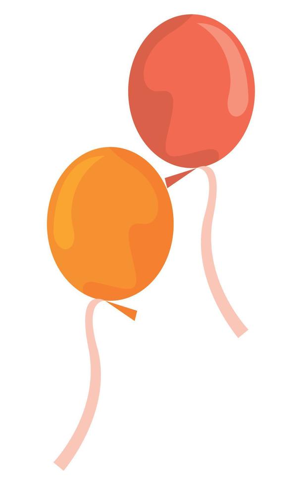 födelsedagsballonger helium vektor