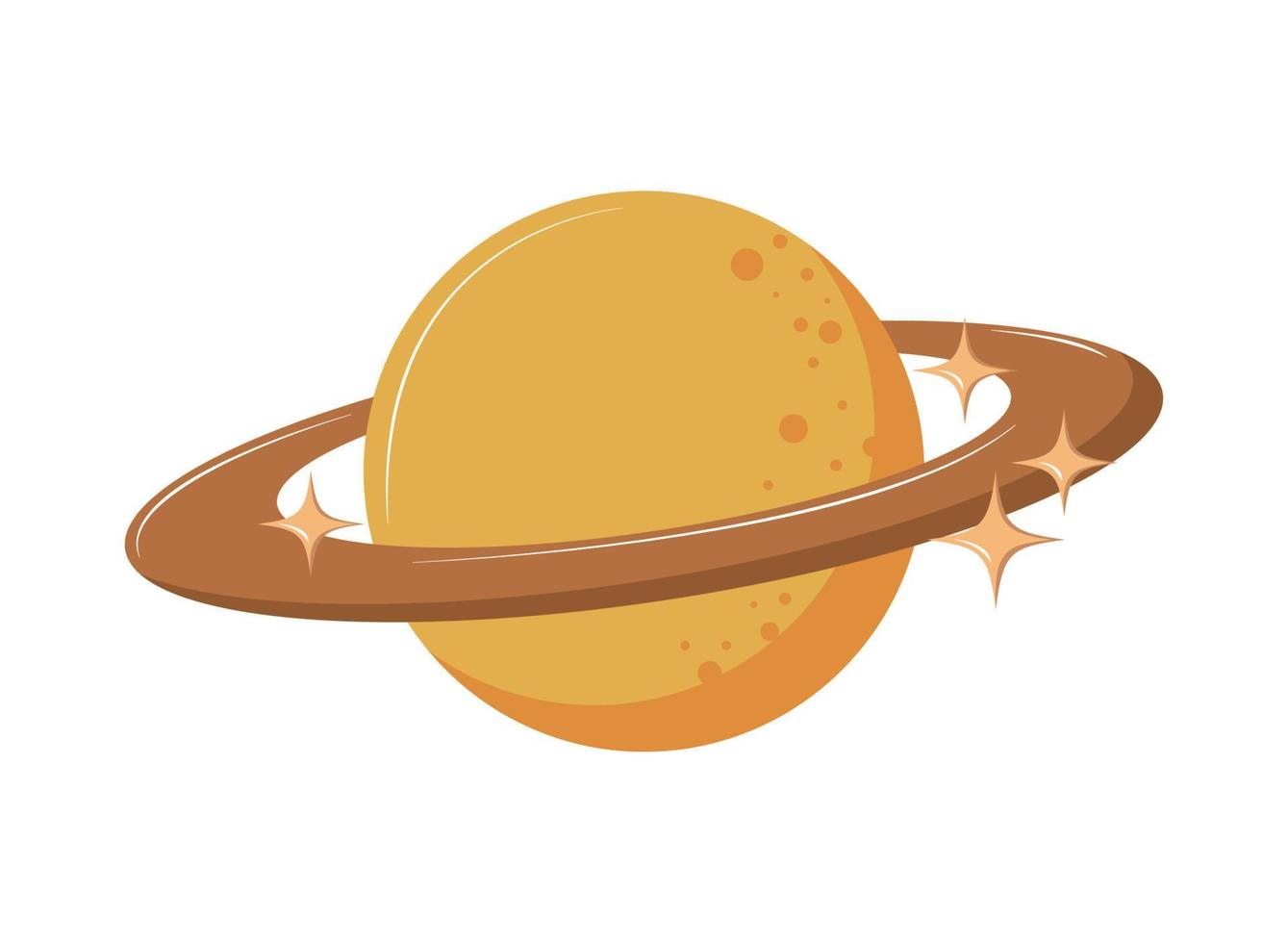 planeten rymden Saturnus vektor