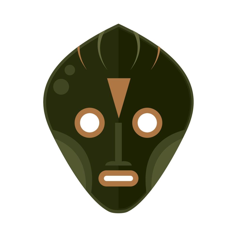 afrikansk mask dekoration vektor