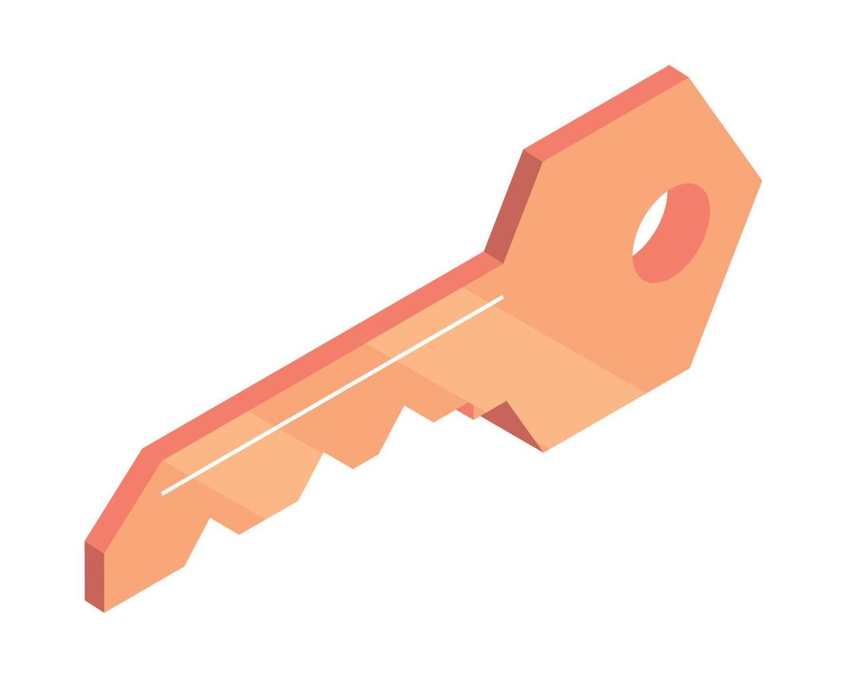 Schlüssel sicheres Symbol vektor
