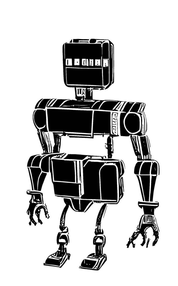 robot koncept konst tillgångar sci-fri samling vol. 1 vektor