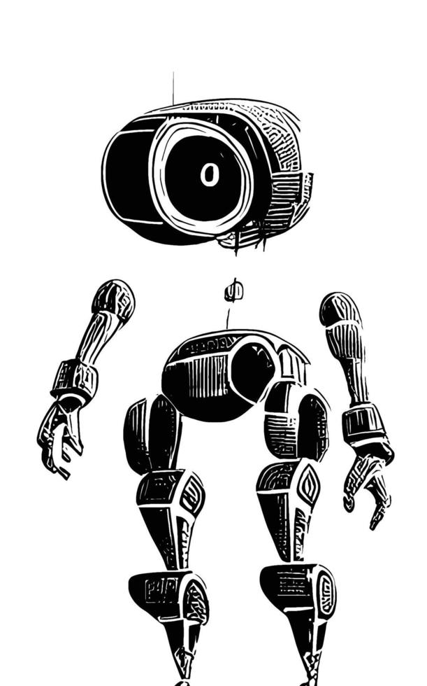 robot koncept konst tillgångar sci-fri samling vol. 1 vektor