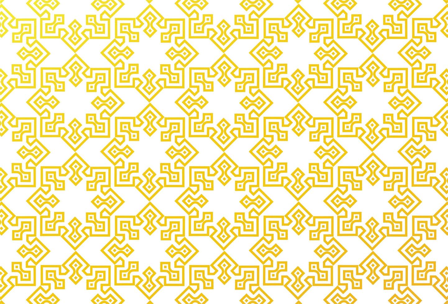 gult geometriskt islamiskt mönster vektor