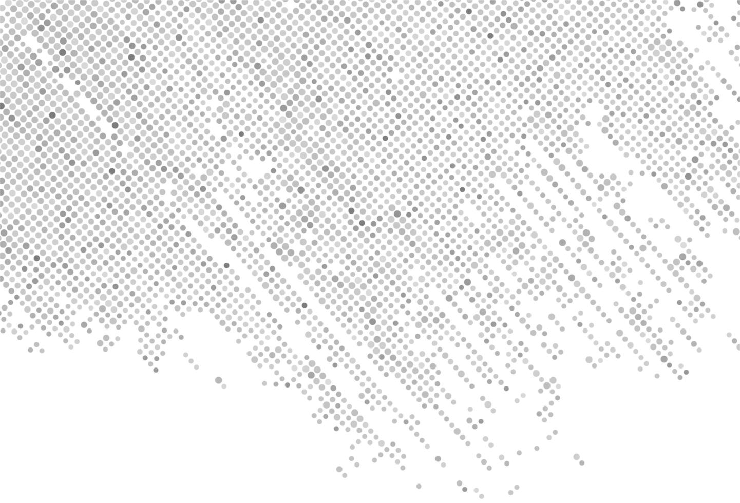 abstrakt grå prickade penseldragmönster vektor