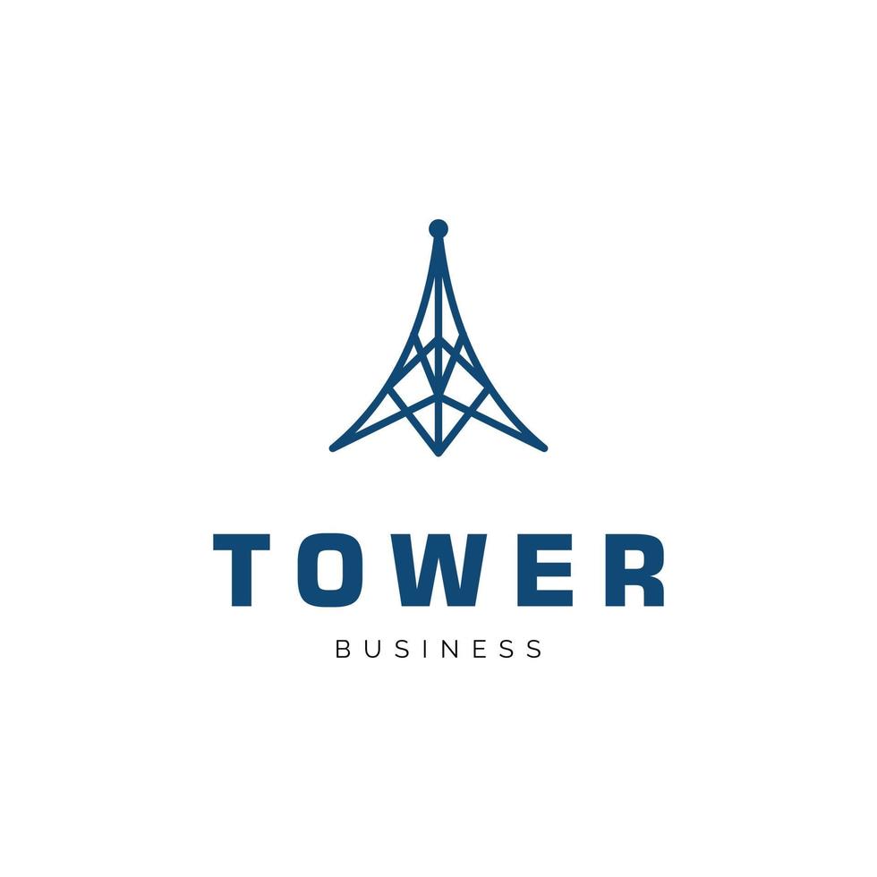 Turm-Icon-Logo-Design-Inspiration vektor