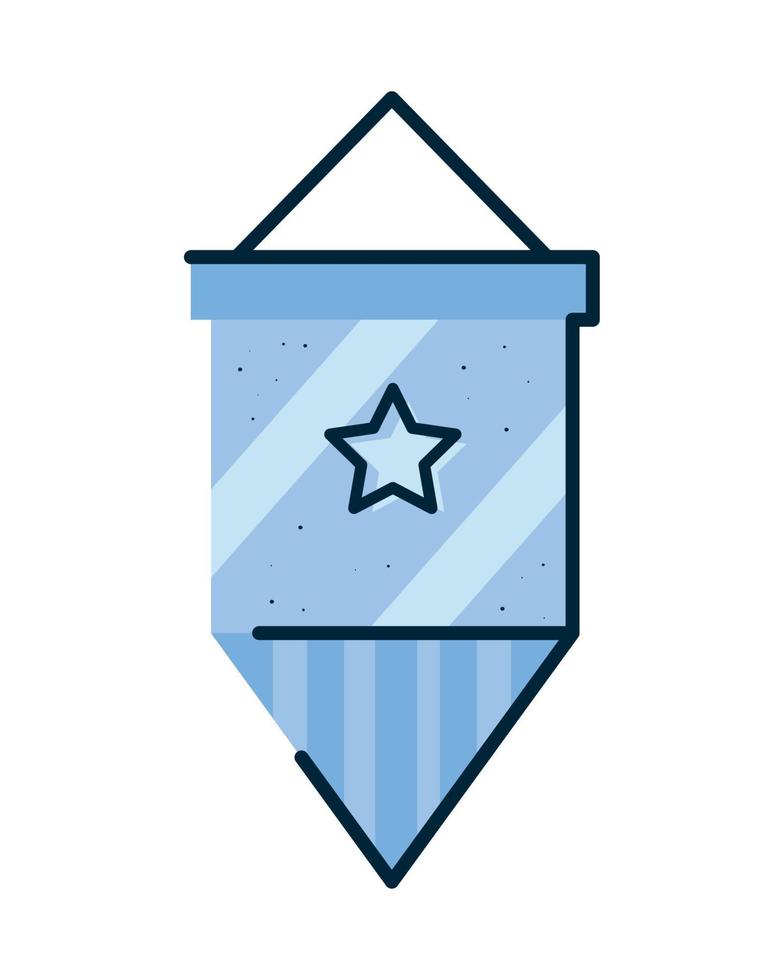 lagsport flagga emblem vektor