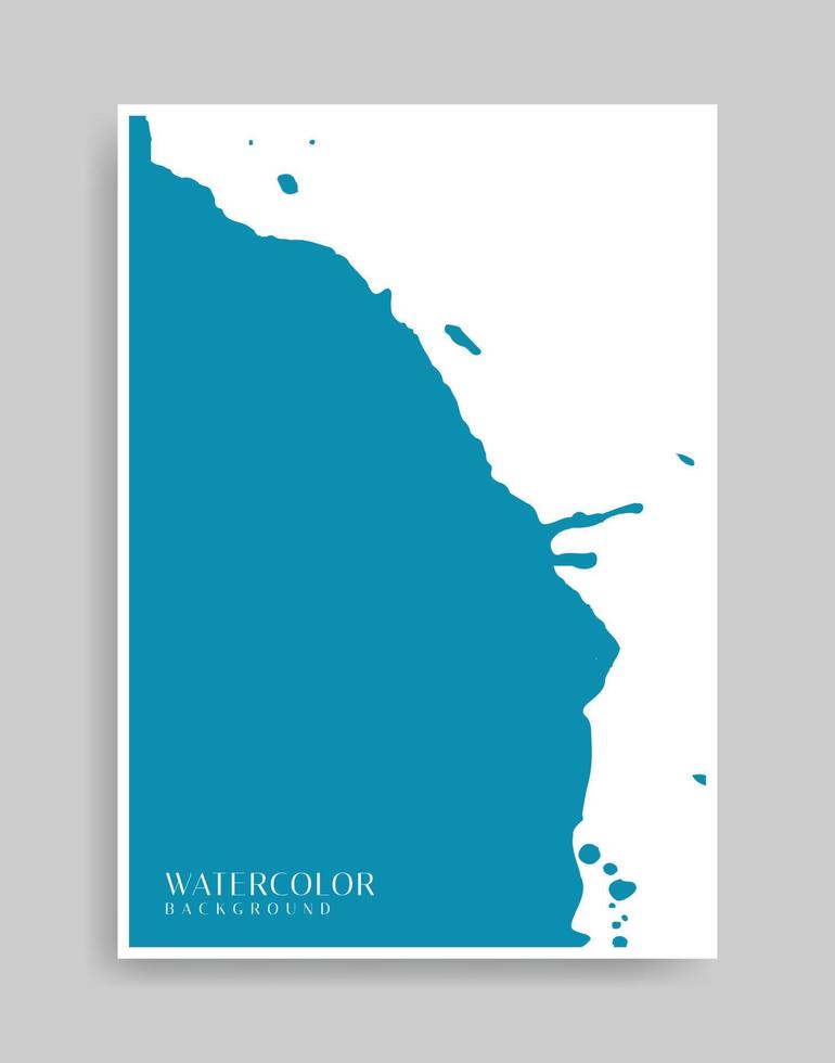 Blauer Hintergrund. abstrakte Illustration minimalistischer Stil für Poster, Buchcover, Flyer, Broschüre, Logo. vektor